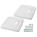 White 14" x 14" Roof Vent Cover J357900