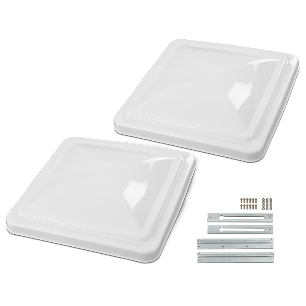 White 14" x 14" Roof Vent Cover J357900