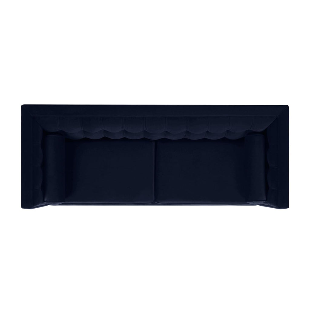 84" Tufted Velvet Sofa S7656