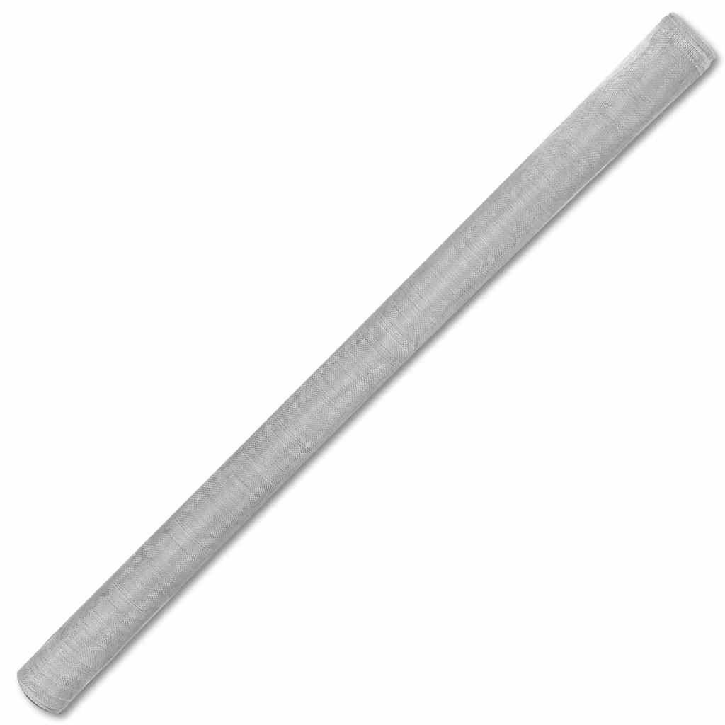 Aluminum Mesh Screen 39.4x196.9 Inches Silver P989