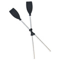 2pcs Kayak Paddle Set Aluminum Alloy Telescopic Shaft U190