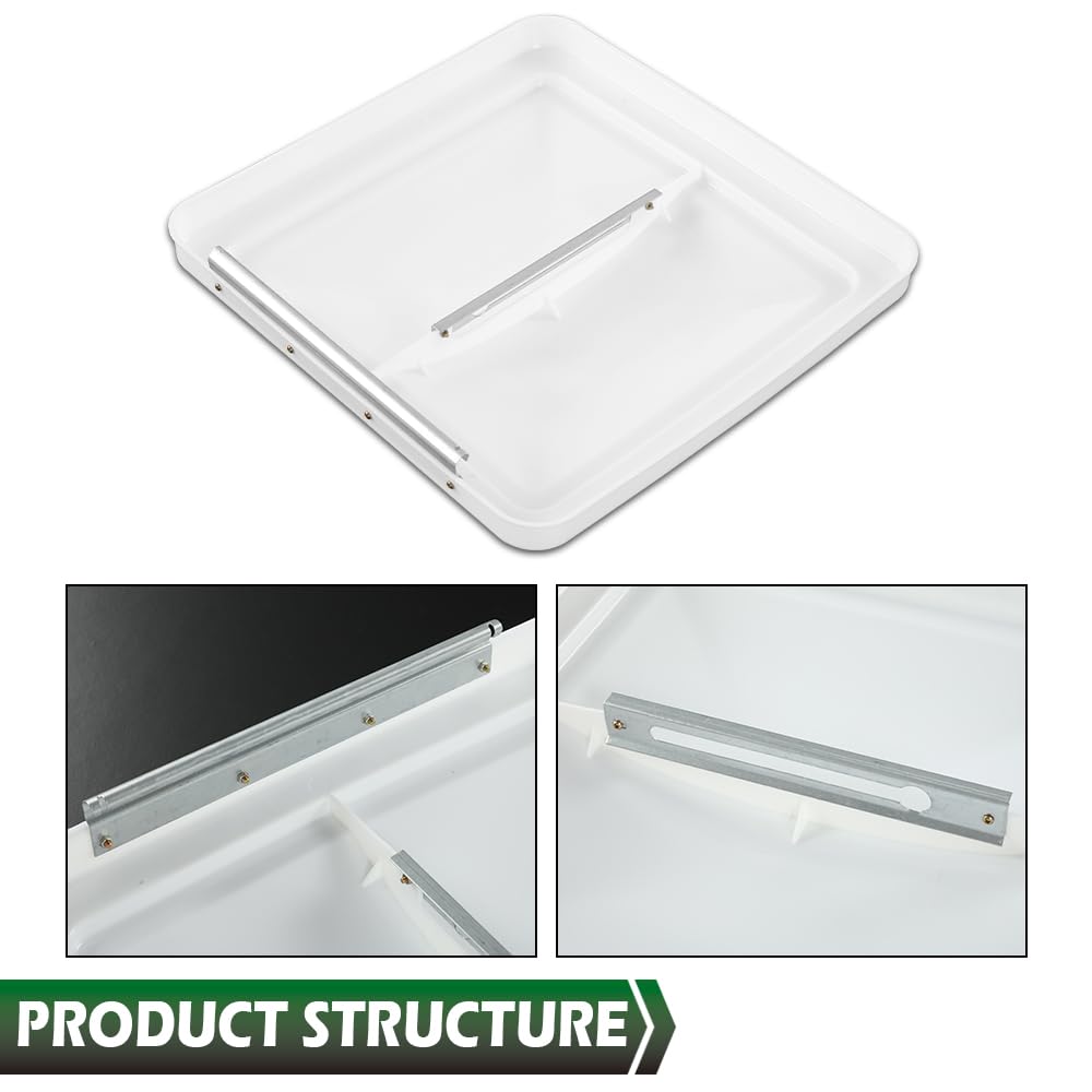 White 14" x 14" Roof Vent Cover J357900
