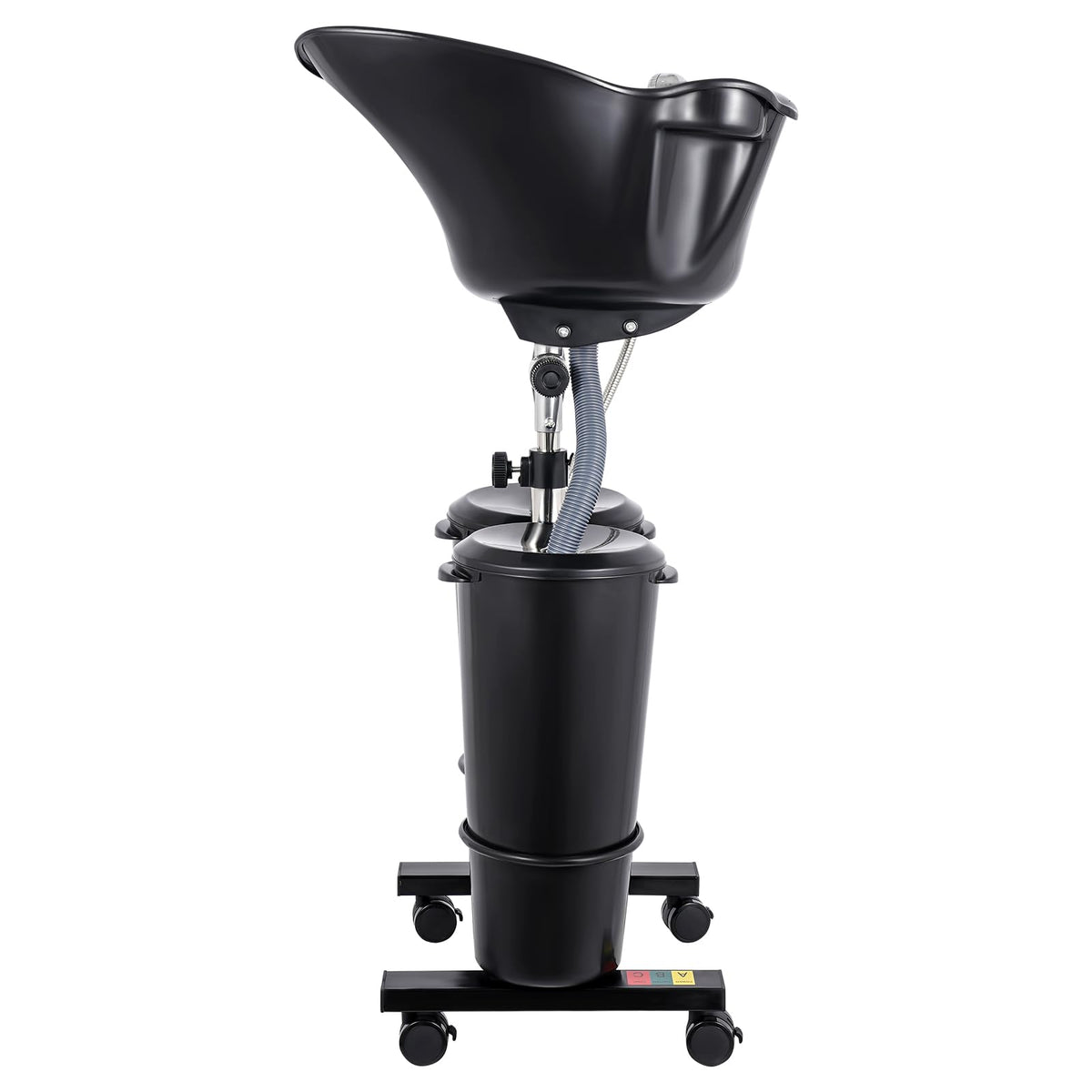 Portable Shampoo Basin with 2 Water Buckets & Electric Pump T39387
