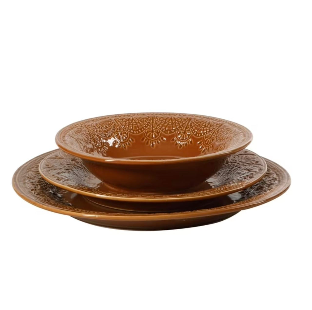 12-Piece Ceramic Dinnerware Set W2238