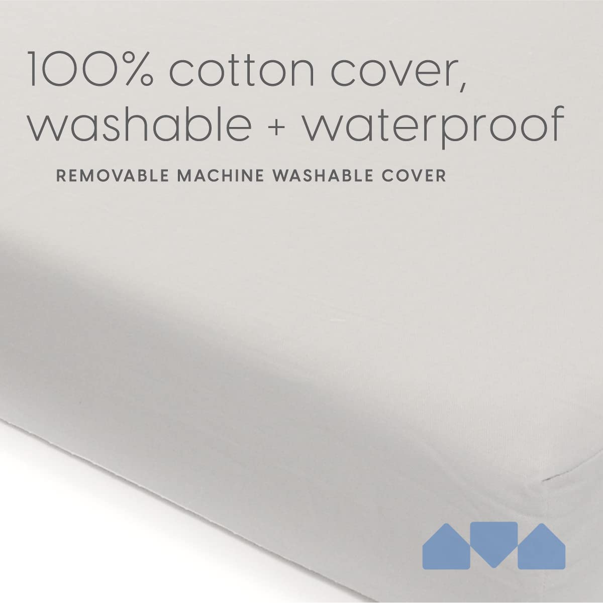 Memory Foam Crib Mattress, 100% Cotton Cover A760532