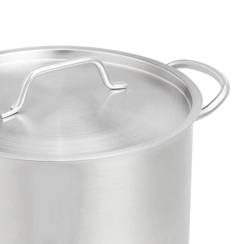 12 Quarts Stainless Steel Stock Pot with Cover A86673