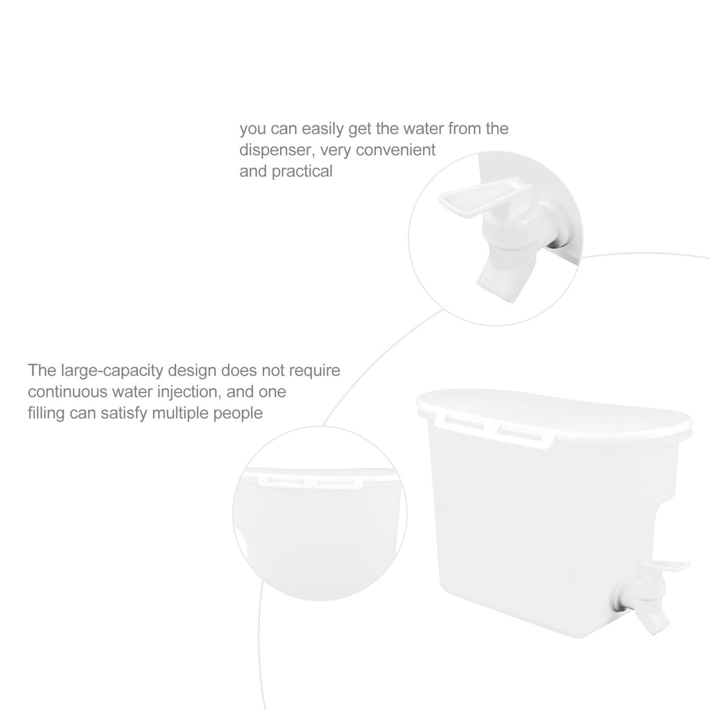 Cold Water Kettle with Faucet Large Capacity PP Water Pitcher J107281