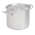 12 Quarts Stainless Steel Stock Pot with Cover A86673