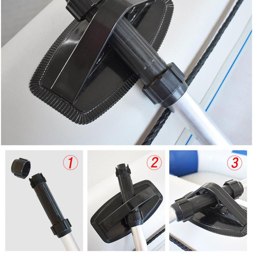 2pcs Kayak Paddle Set Aluminum Alloy Telescopic Shaft U190