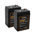 6V 4.5Ah LiFePO4 Battery 2 Pack V989