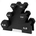 Neoprene Dumbbell Set with Rack W899030