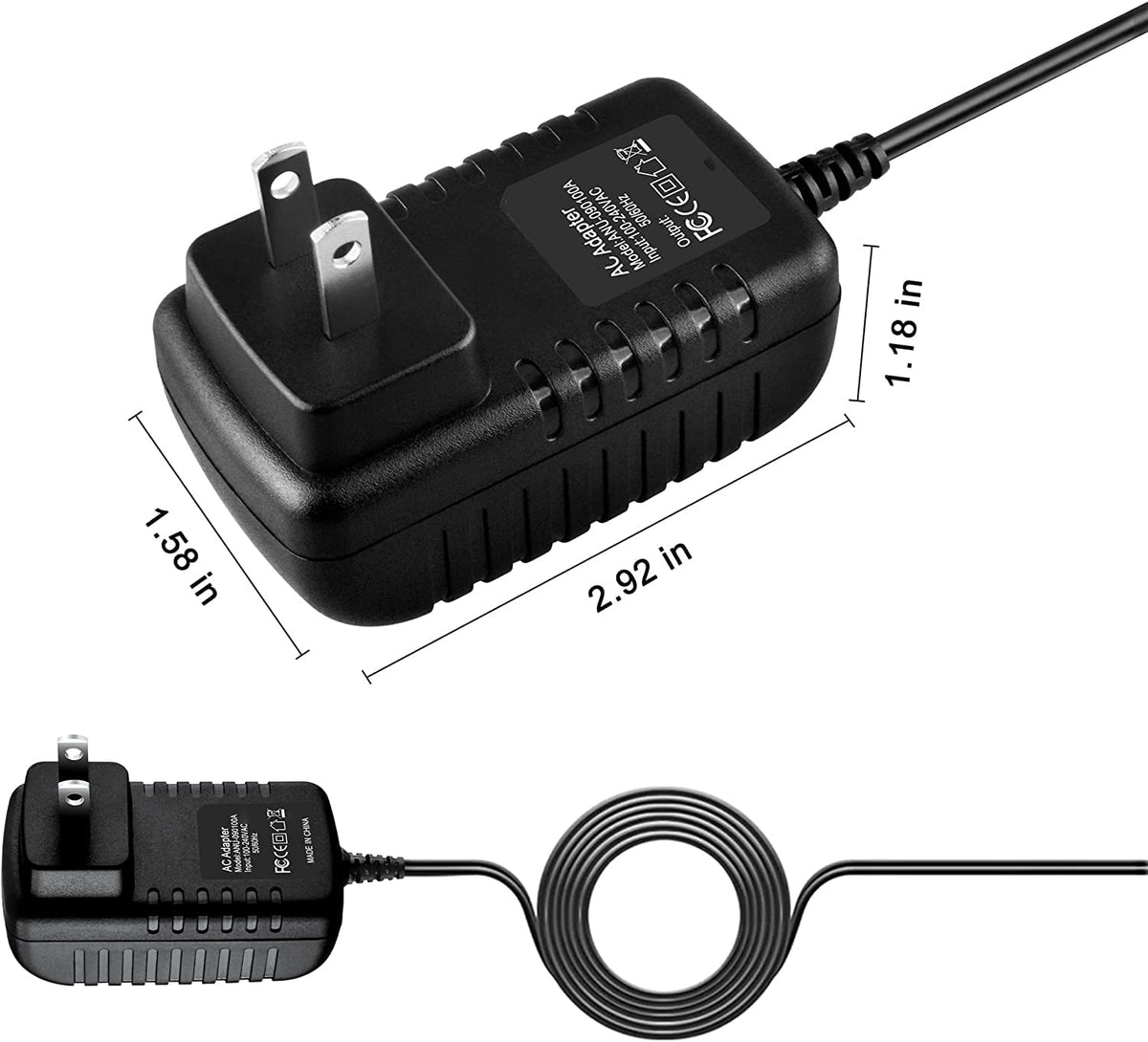 AC DC Adapter Power Supply Cord Wall Charger T41330