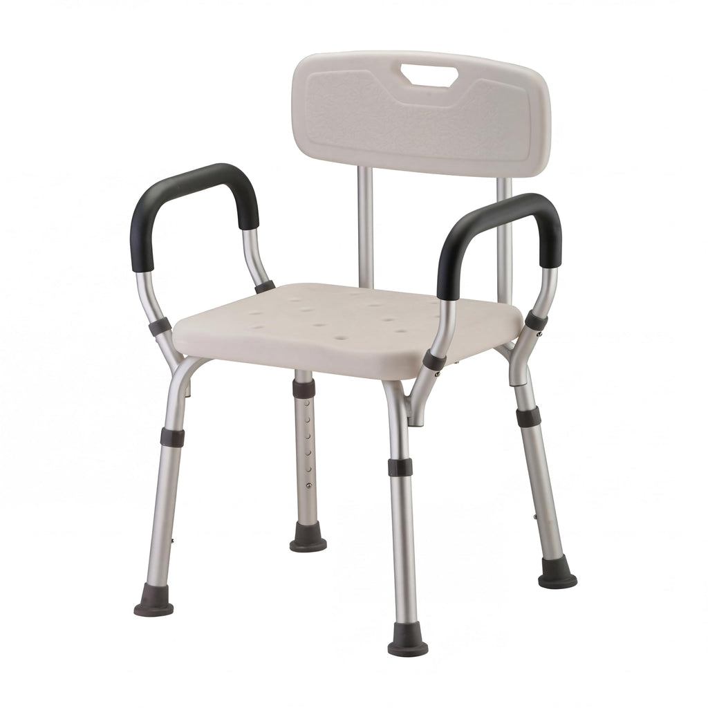 Bath Seat with Removable Arms & Back, 300 lb Capacity, Adjustable Height P864787