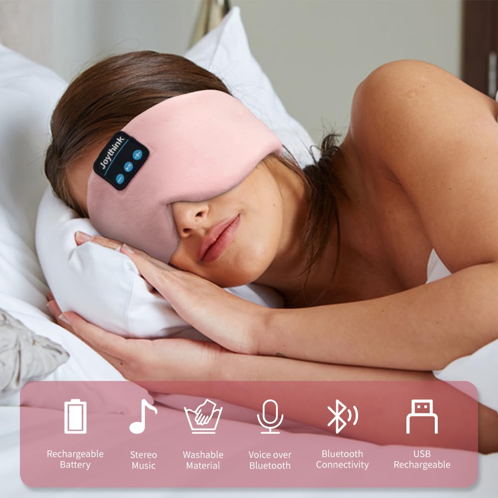 Silk Bluetooth Sleep Mask Headband Earphones B151