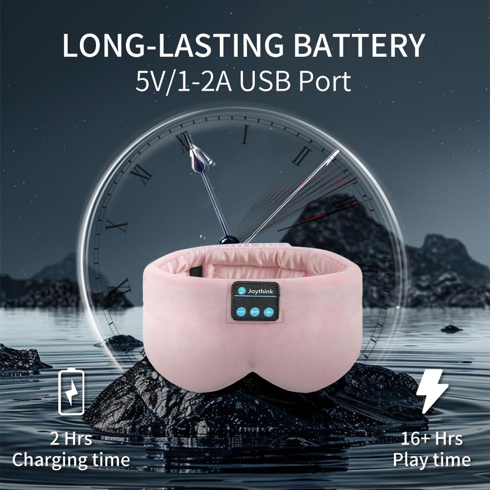Silk Bluetooth Sleep Mask Headband Earphones B151