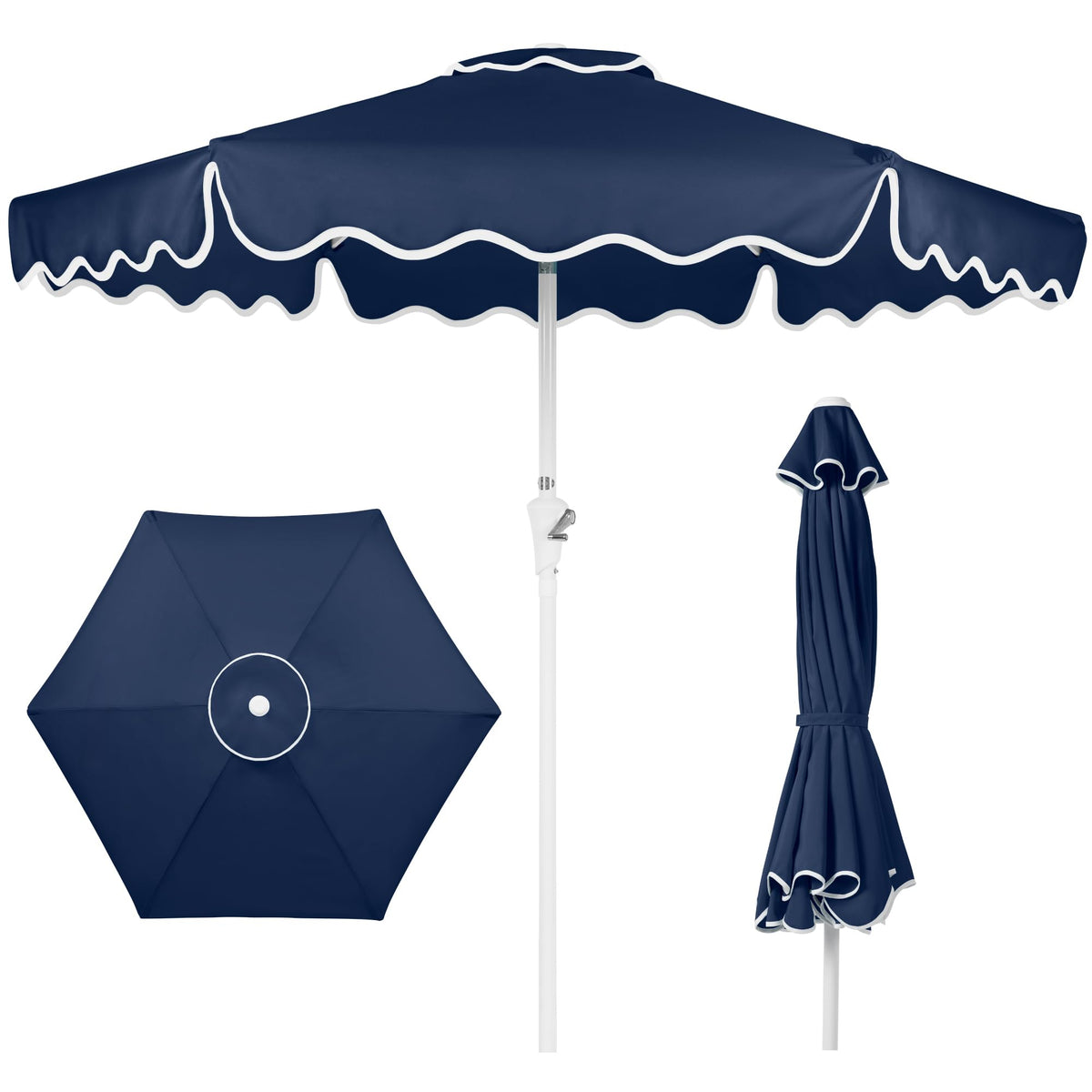 Patio Market Umbrella with Crank & Tilt J851
