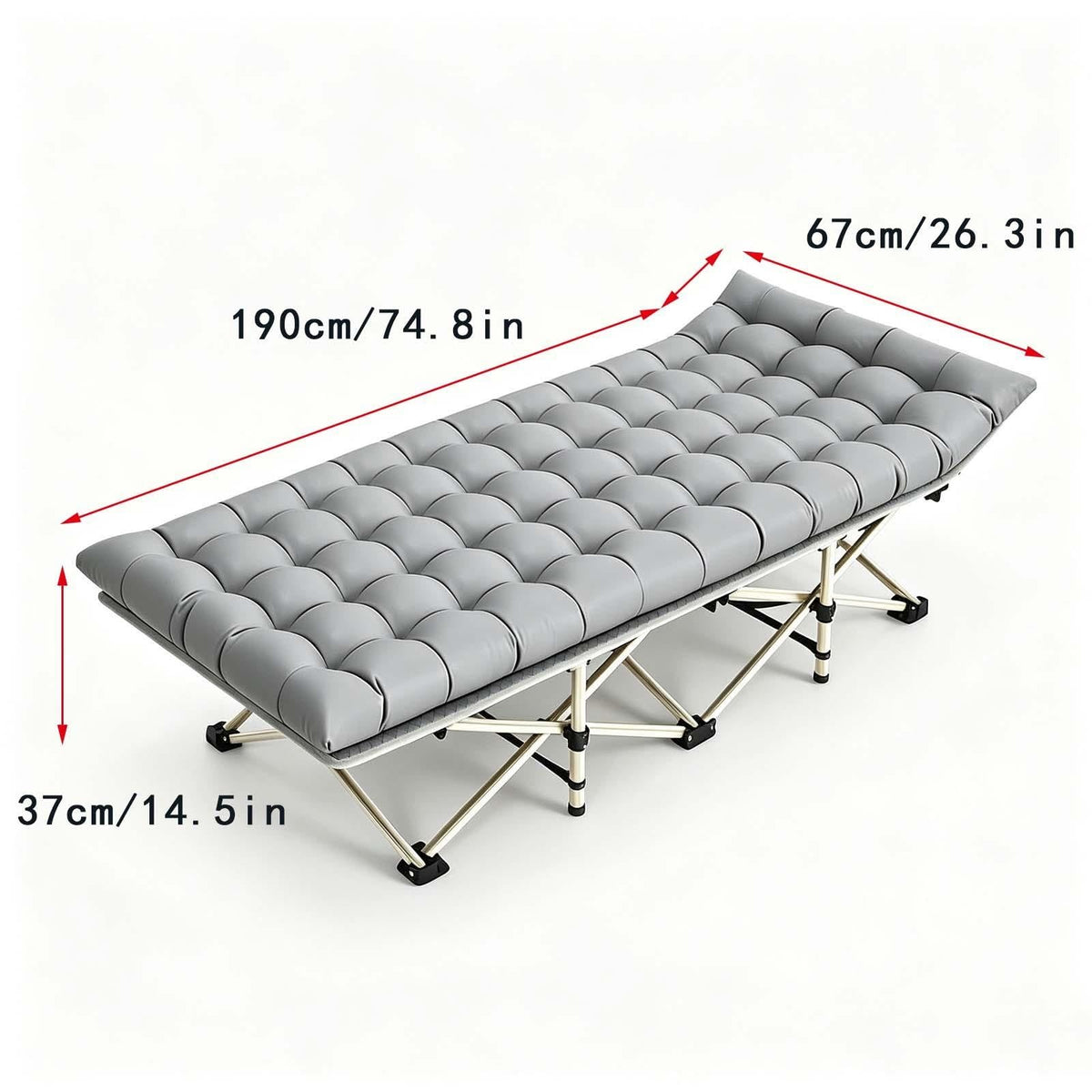 Foldable Sleeping Cot with Pad S3594