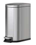 50 L Stainless Steel Kitchen Trash Can with Lid I157480