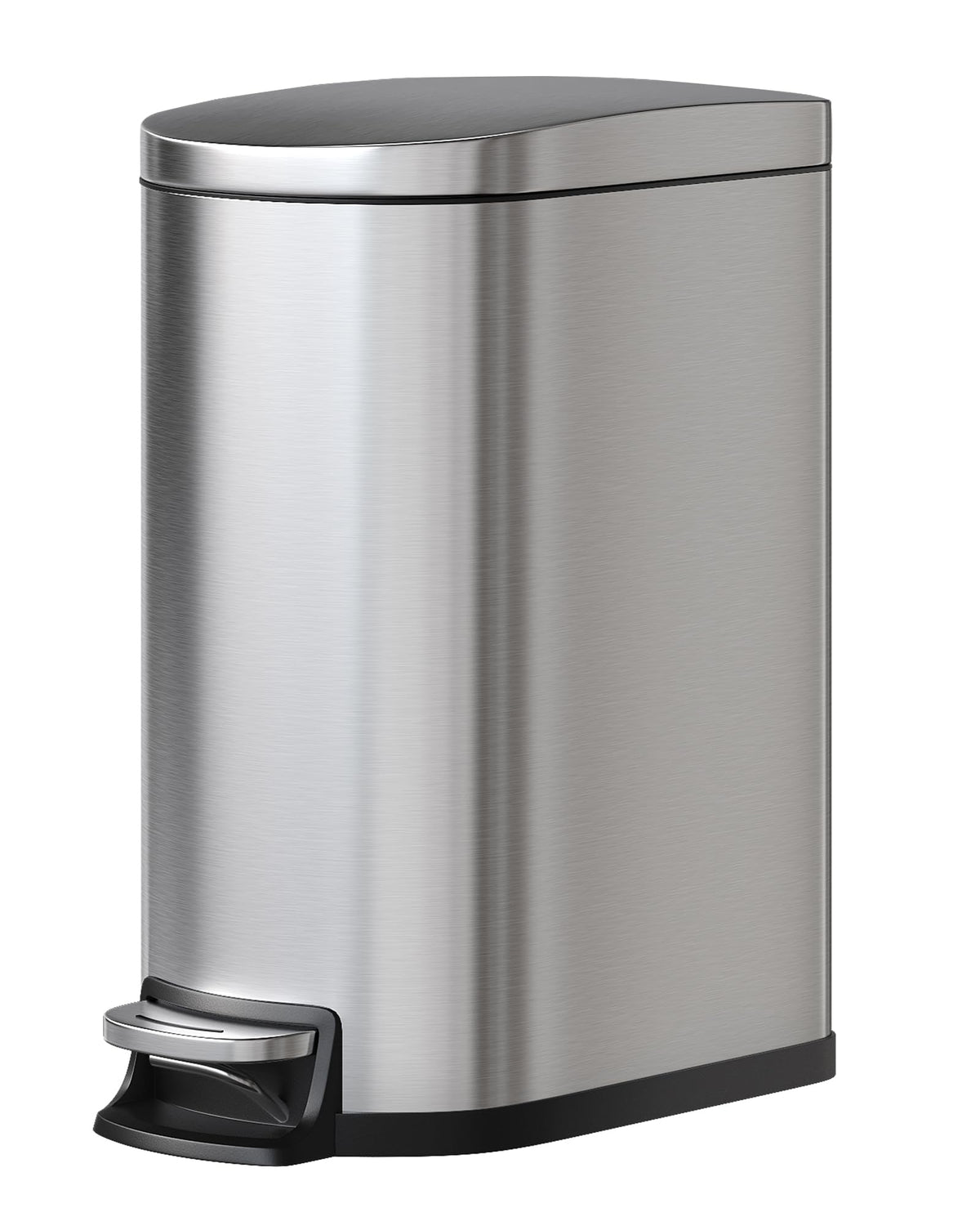 50 L Stainless Steel Kitchen Trash Can with Lid I157480