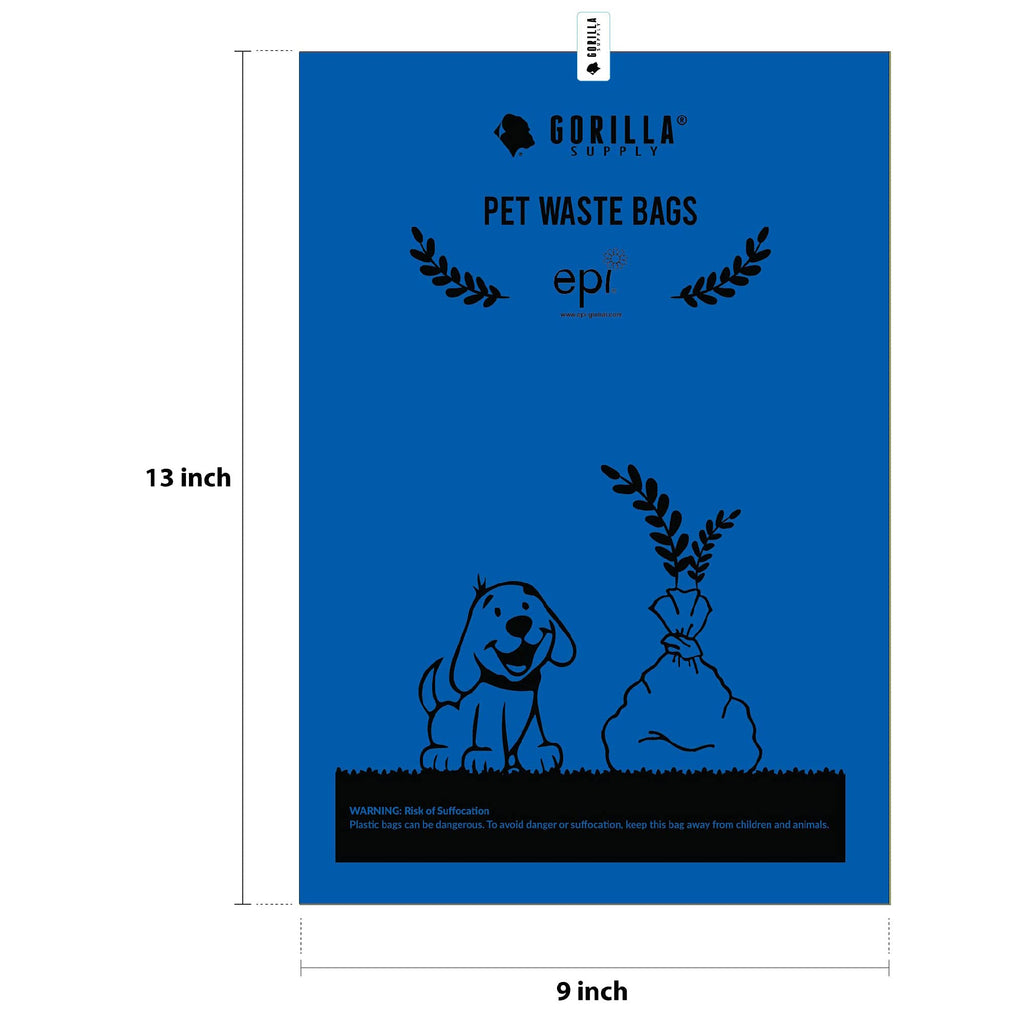 1000 Count Dog Poop Waste Bags with Dispenser J91872
