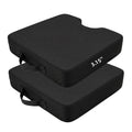 2 Pack Extra Thick Portable Bleacher Seat Cushions with Handle A81168