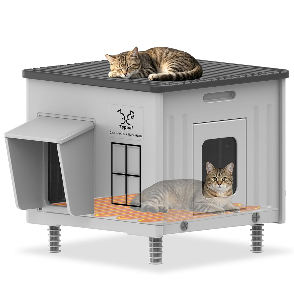 Heated Waterproof Insulated Cat House M25818