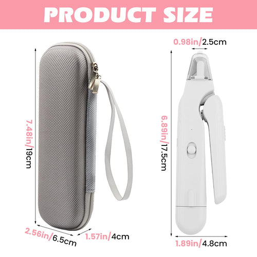2 in 1 Cat Dog Nail Clippers & Grinder with LED Light Y826698