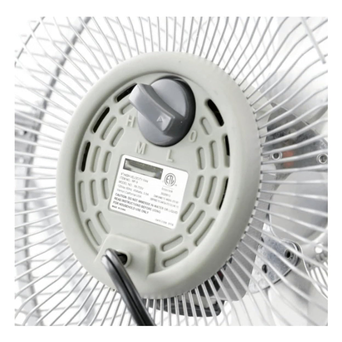 9-Inch High Velocity All Metal Desk Fan H14972