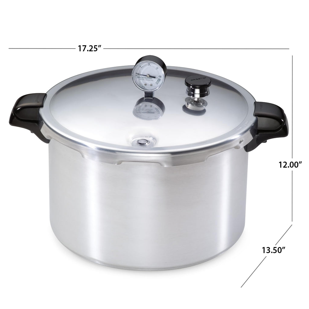 16-Quart Aluminum Pressure Canner and Cooker F62996