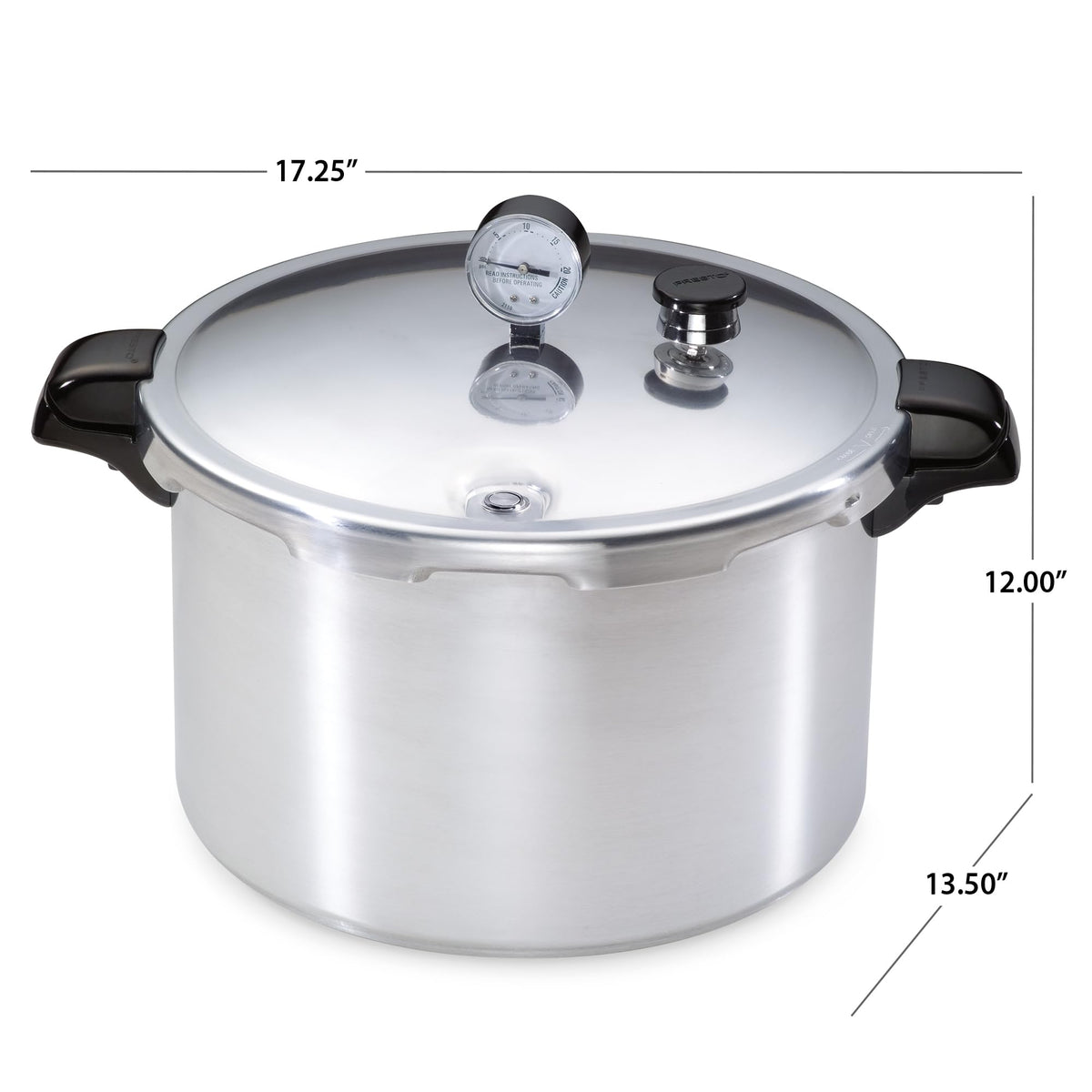 16-Quart Aluminum Pressure Canner and Cooker F62996