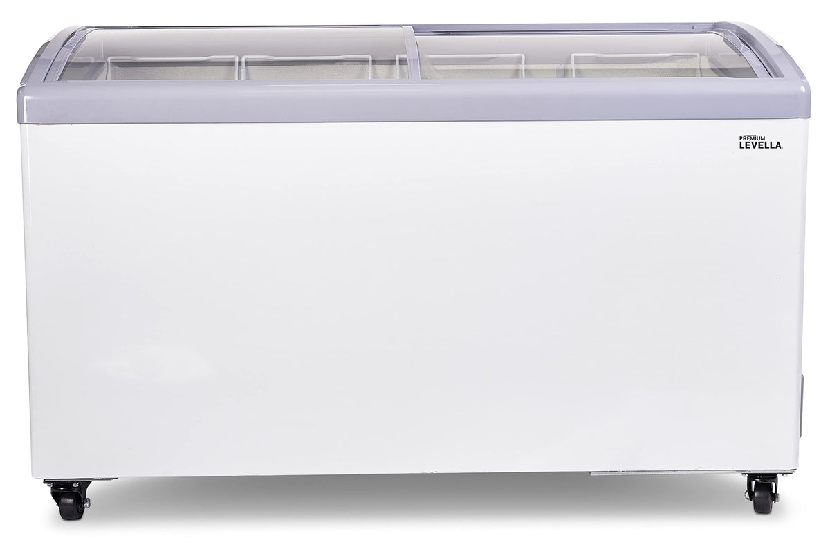 7.4 cu ft Chest Freezer with Curved Glass Top in White C138995