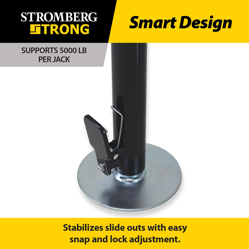 5000 lb Adjustable Stabilizer Jacks Pair H4838