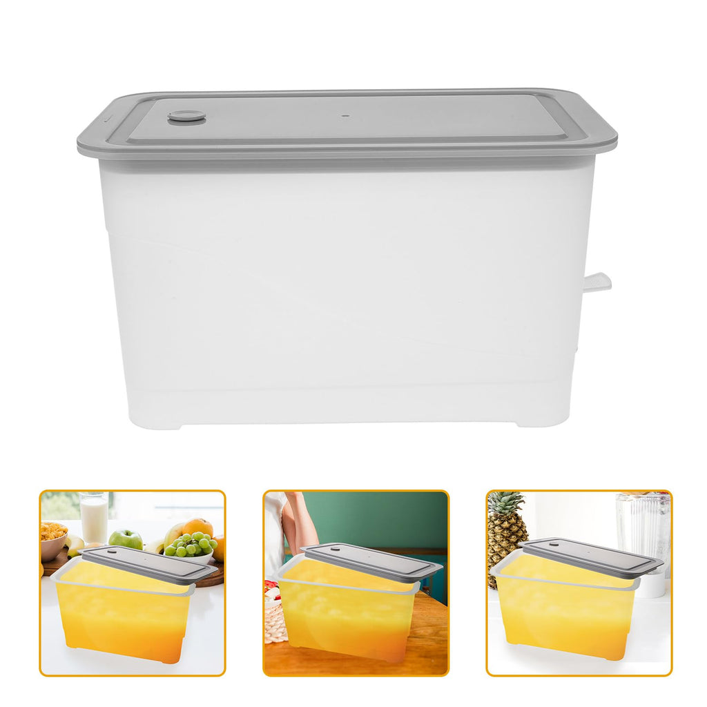 4L Cold Water Jug with Faucet Gray Plastic G852824