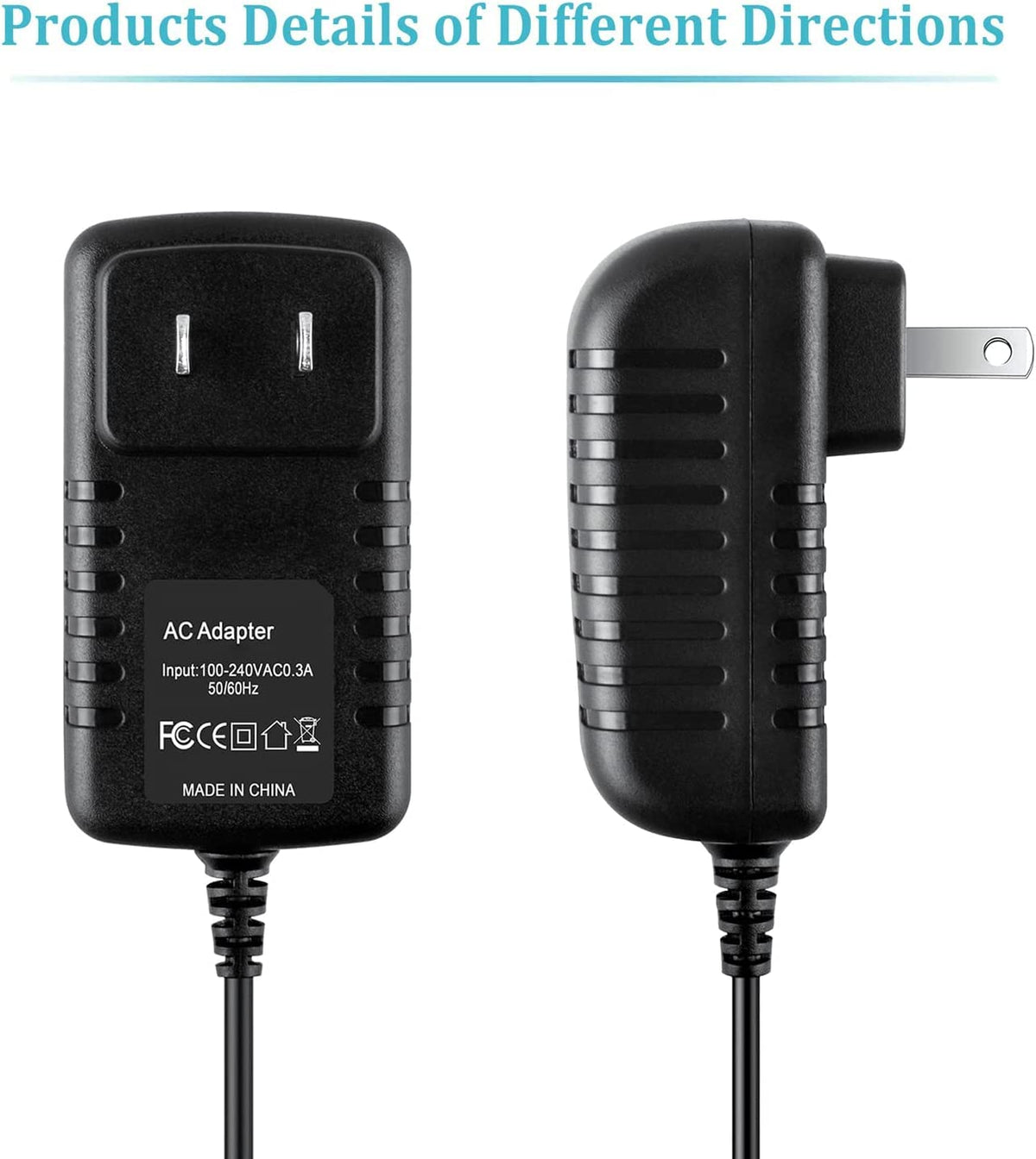 AC DC Adapter Power Supply Cord Wall Charger T41330