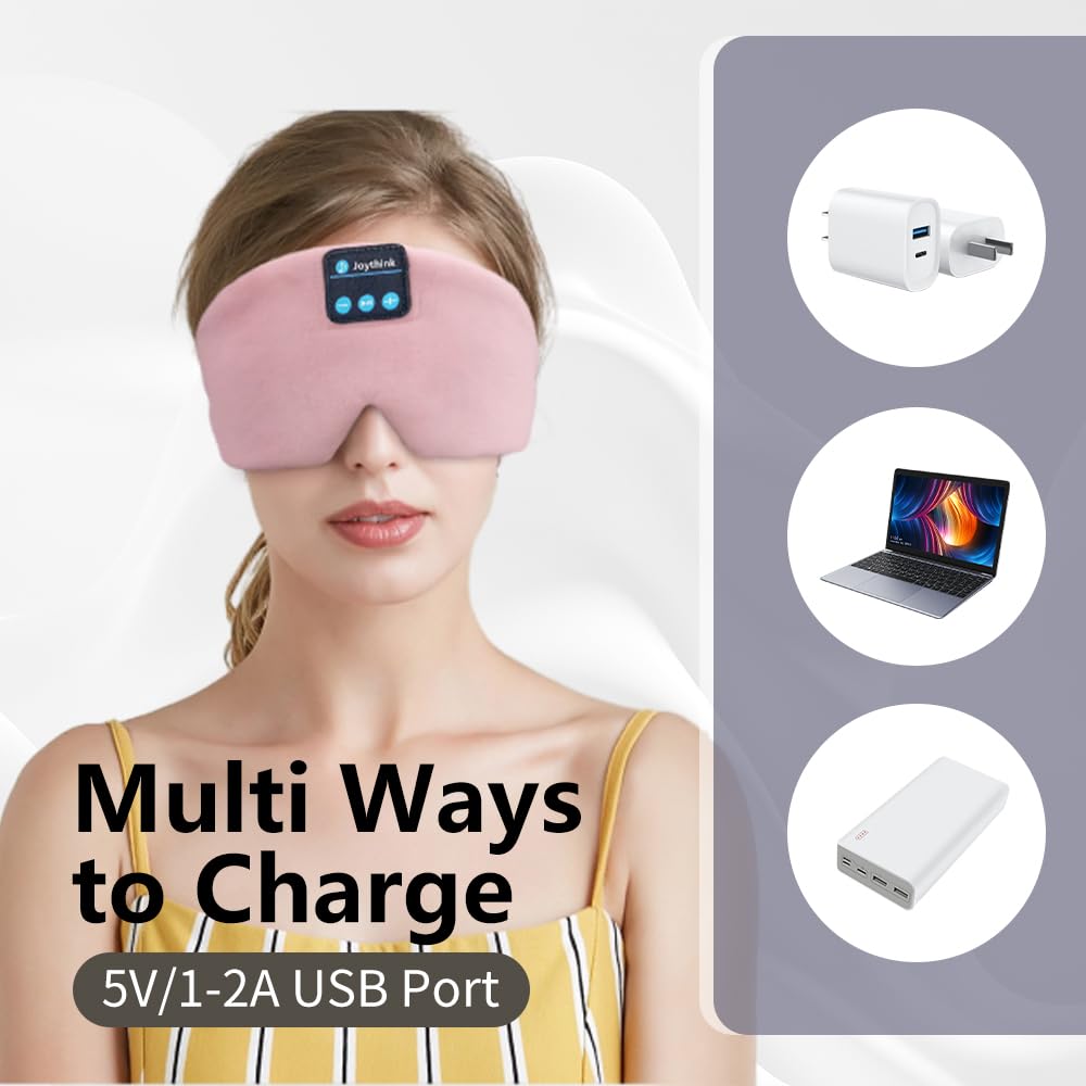 Silk Bluetooth Sleep Mask Headband Earphones B151