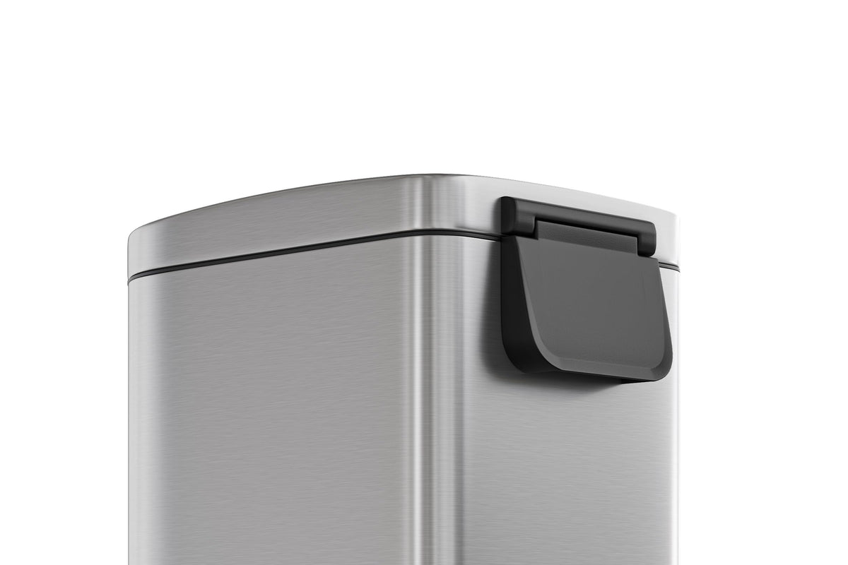 50 L Stainless Steel Kitchen Trash Can with Lid I157480