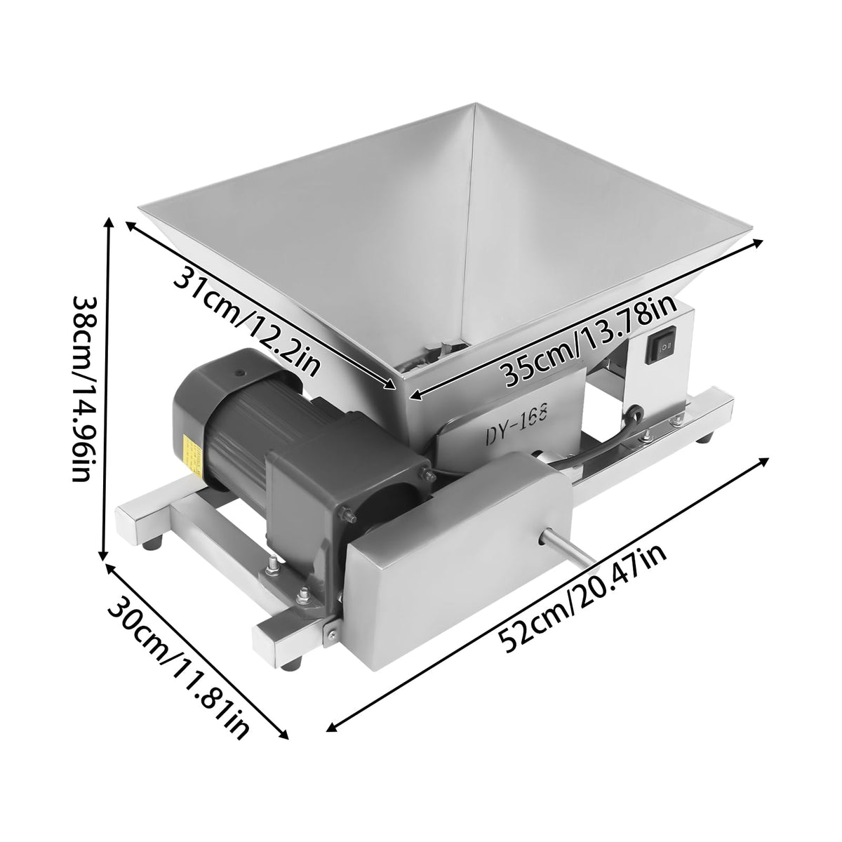 4L Stainless Steel Electric Fruit Crusher L832