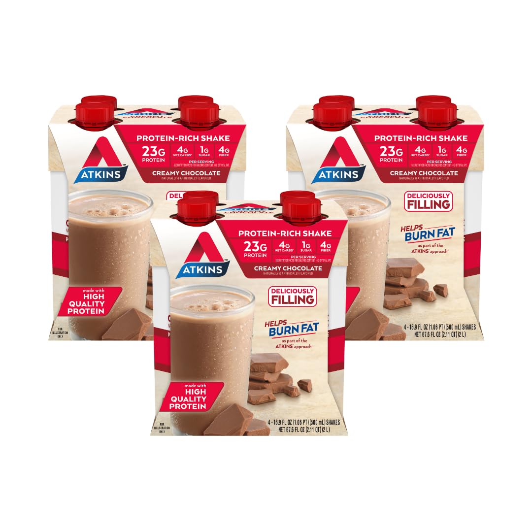 Creamy Chocolate Protein Shake 12 Count + Chocolate Caramel Mousse Bar 5 Count N5577
