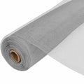 Aluminum Mesh Screen 39.4x196.9 Inches Silver P989