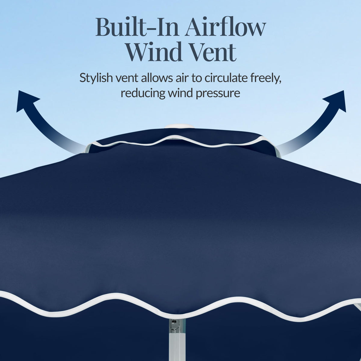 Patio Market Umbrella with Crank & Tilt J851