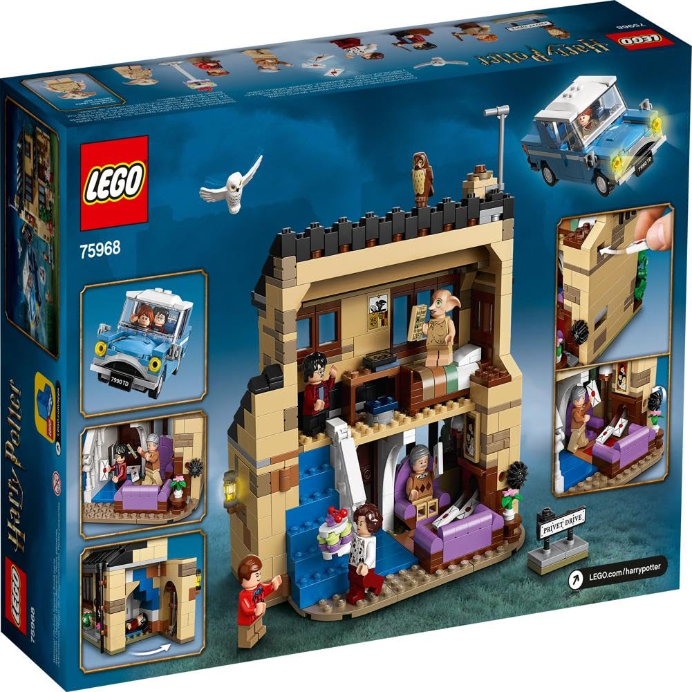 House and Flying Car Toy with Minifigures J6327