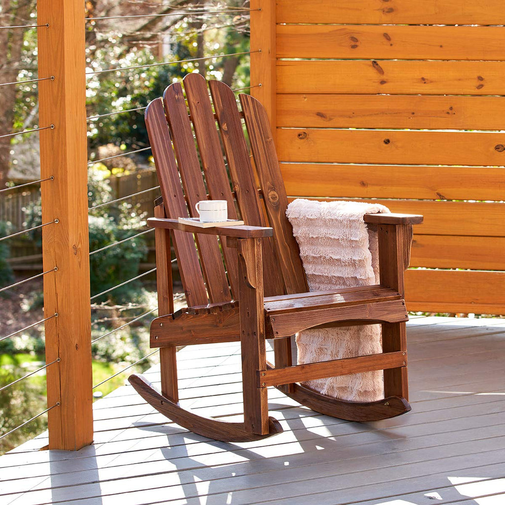 Oak Wood Rocking Chair L163