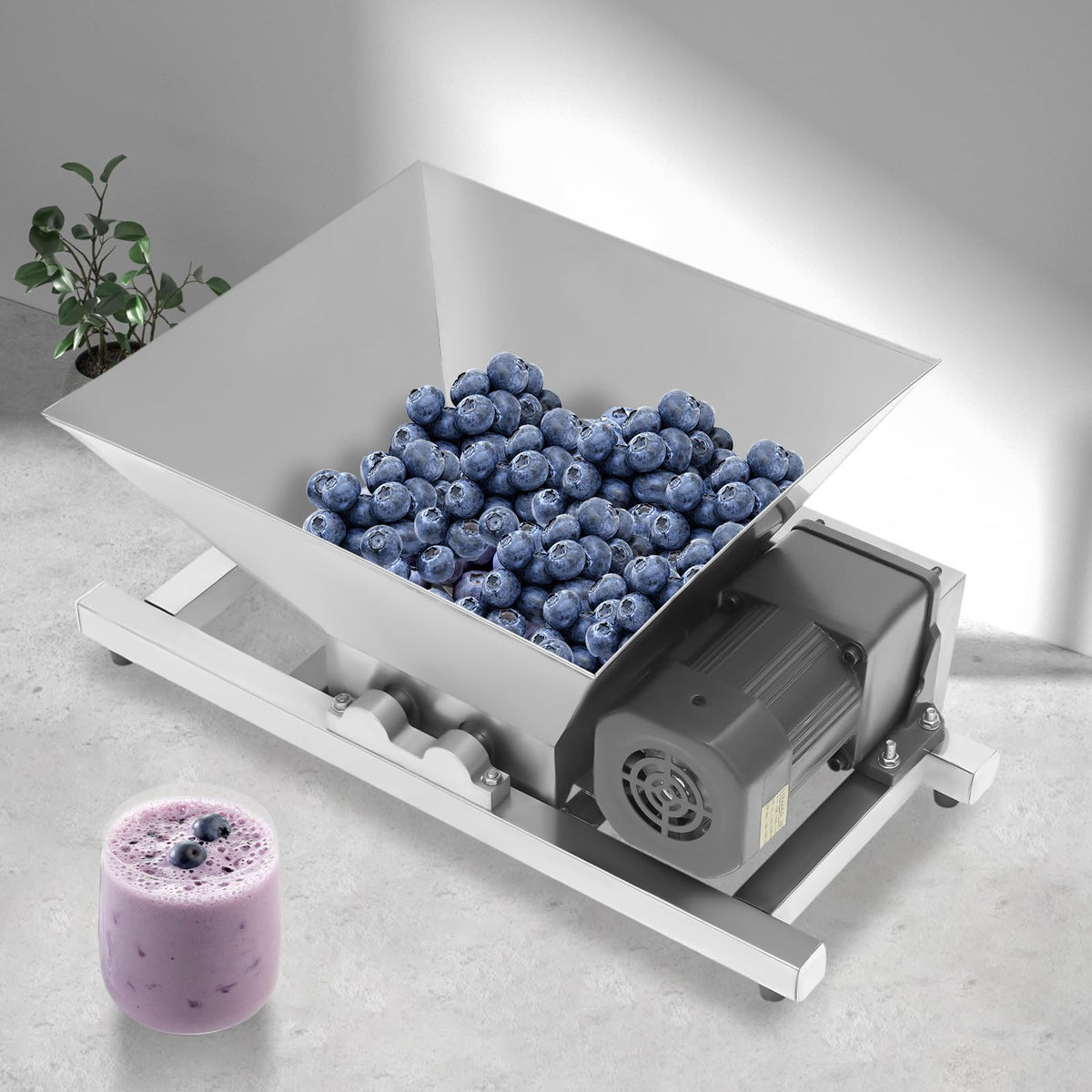 4L Stainless Steel Electric Fruit Crusher L832