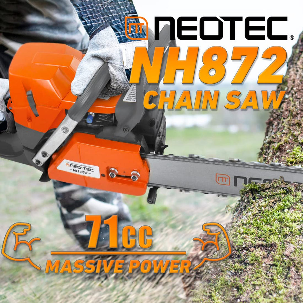 24 Inch 71cc Gas Powered Chainsaw B50453
