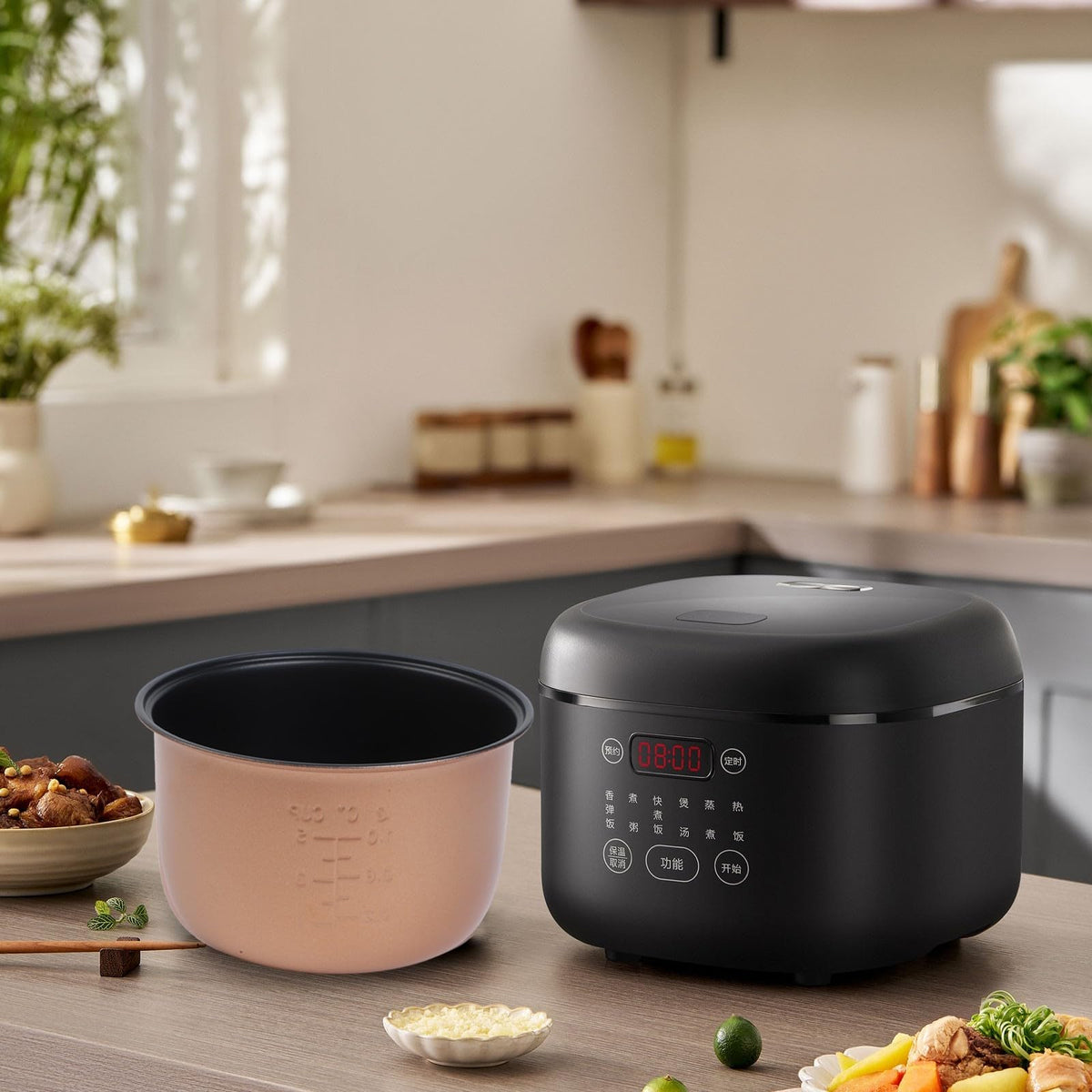 2L Aluminum Alloy Non-Stick Rice Cooker Inner Pot J3220
