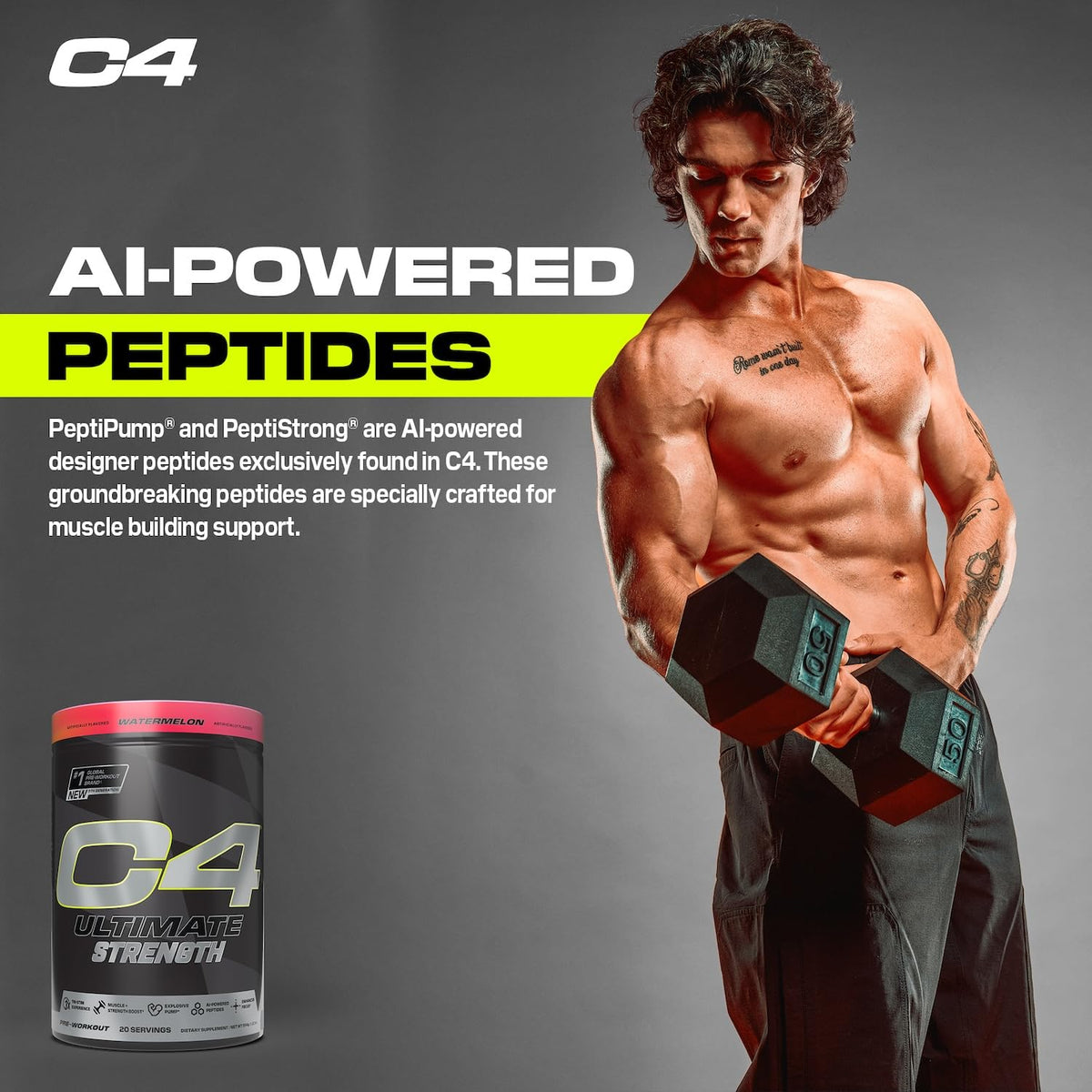 Watermelon Pre Workout Powder 20 Servings N41811