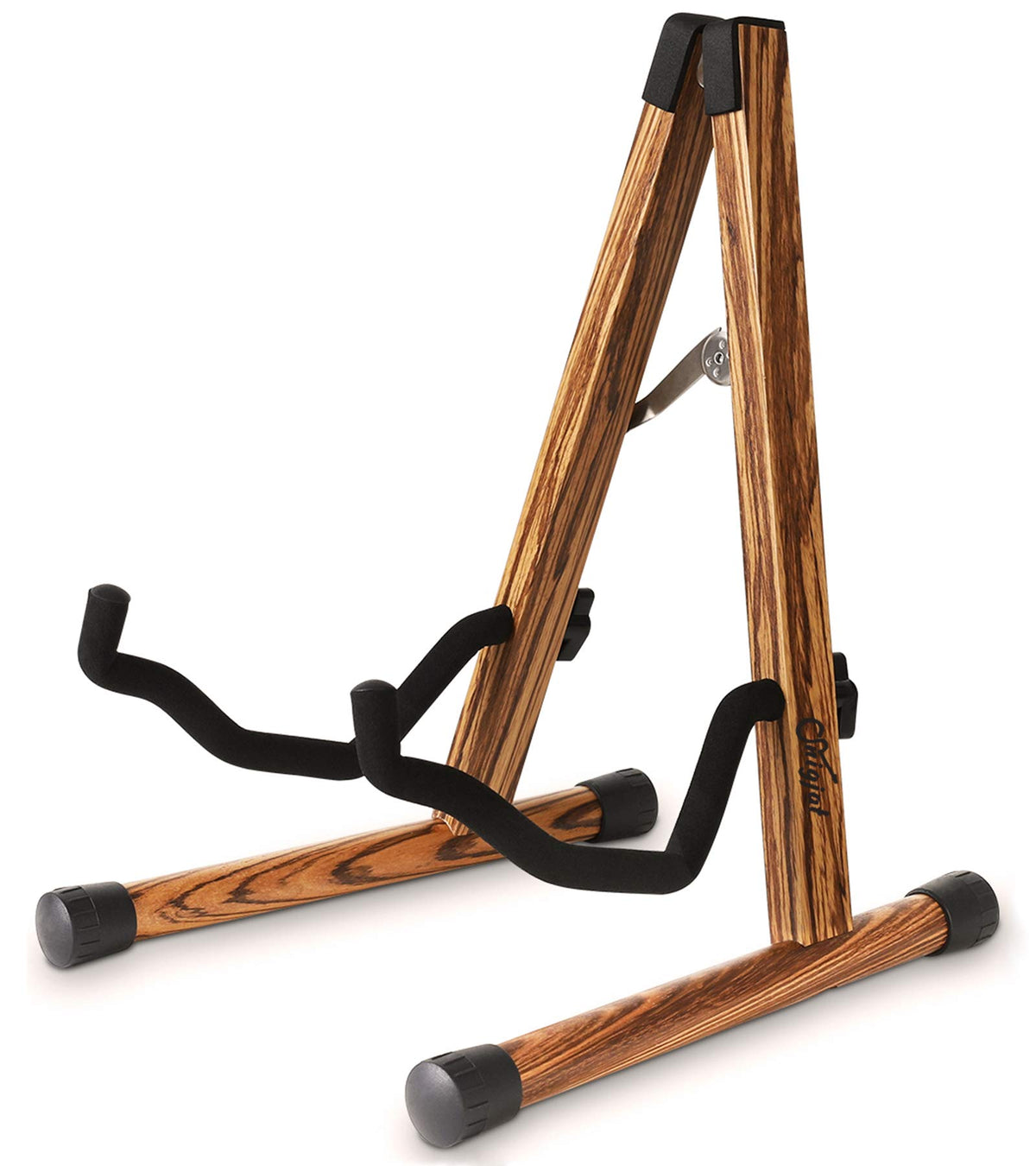 Folding Wood Acoustic Guitar Stand with Padding X63599