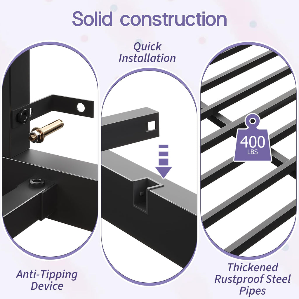 Twin Size Low Loft Bed with Storage I217809