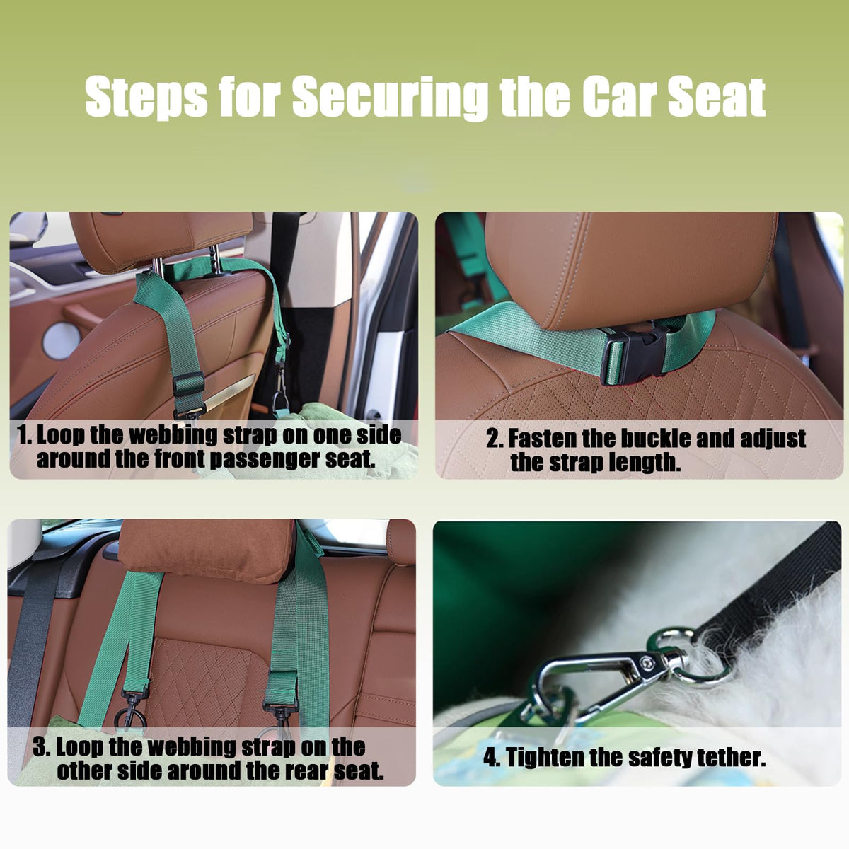 2-in-1 Dog Car Seat W92262