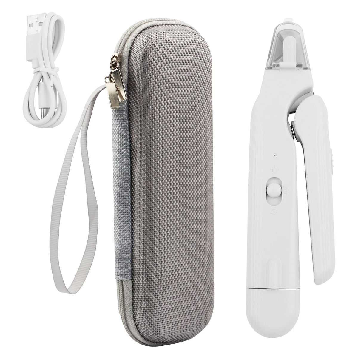 2 in 1 Cat Dog Nail Clippers & Grinder with LED Light Y826698
